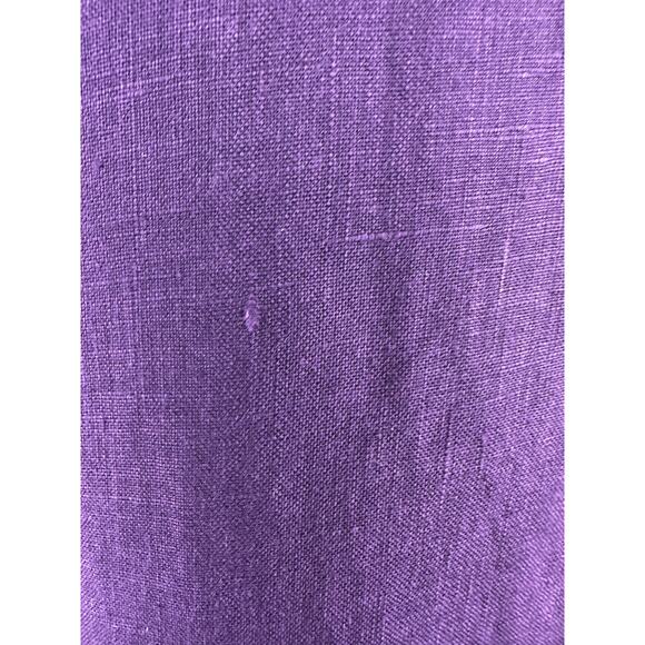 Bryn Walker 100% Linen Judy Oversized Tunic Top Purple Women's Large Lagonlook - Picture 6 of 15